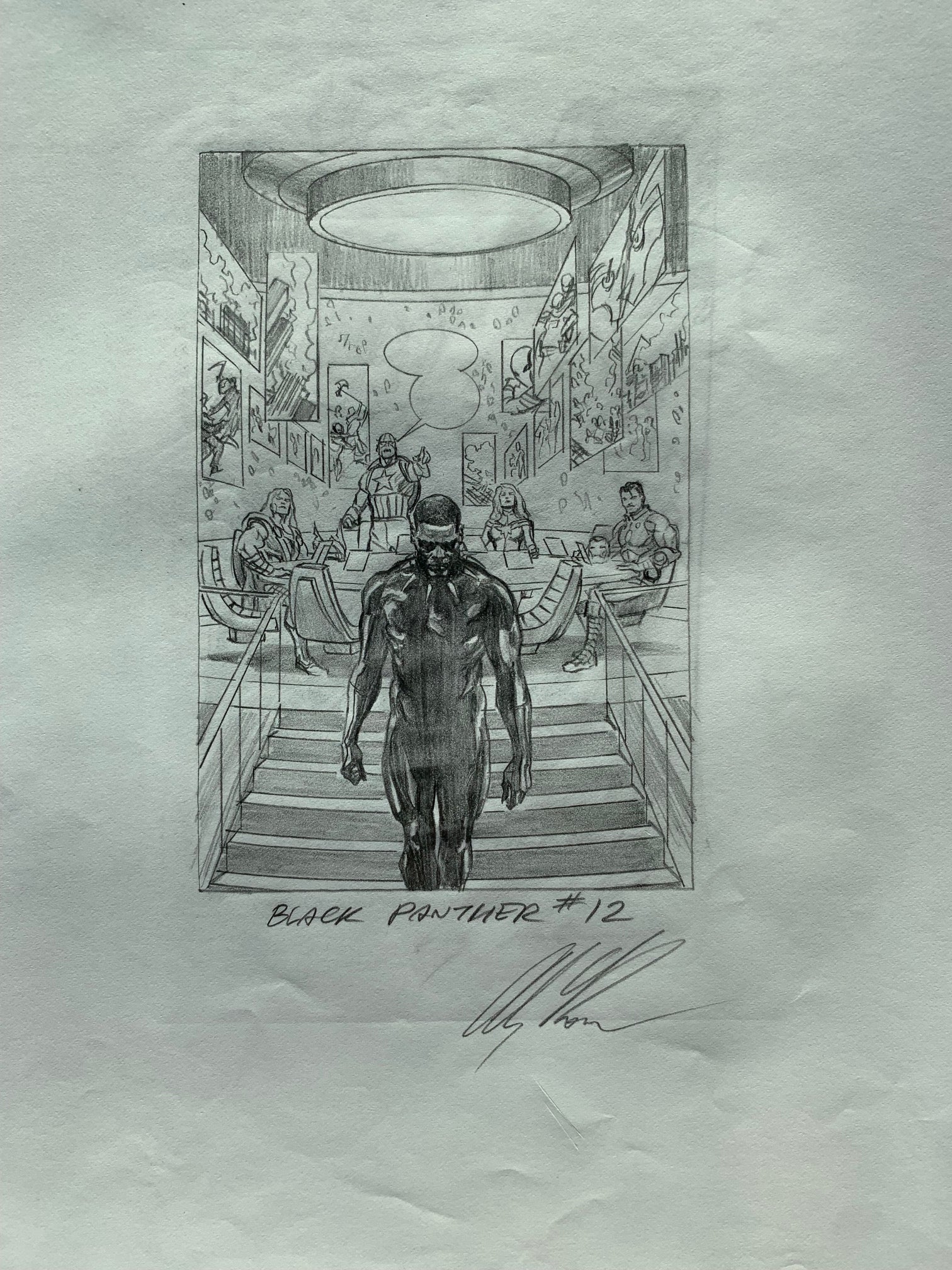 Black Panther #12 Sketch