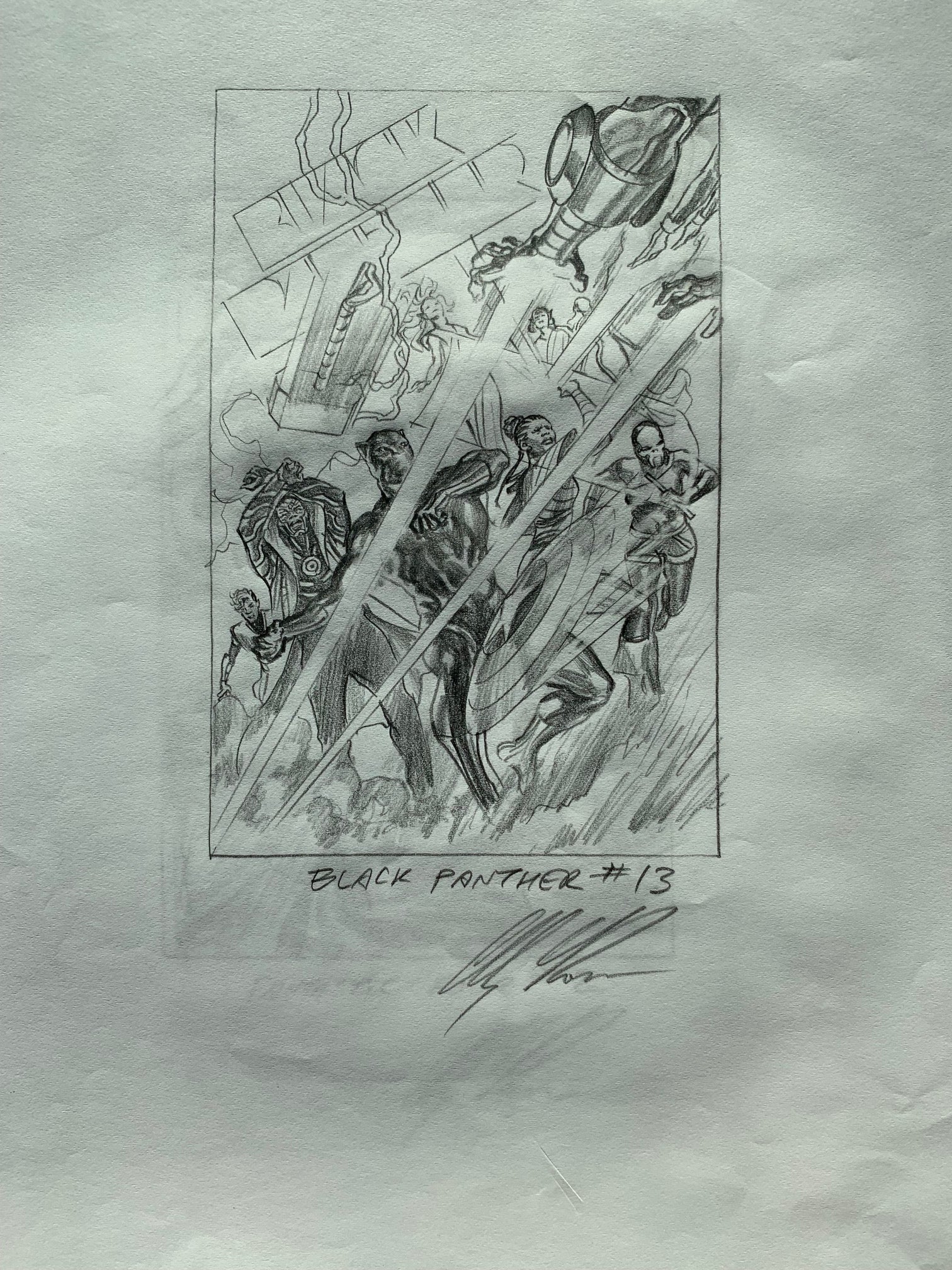 Black Panther #13 Sketch