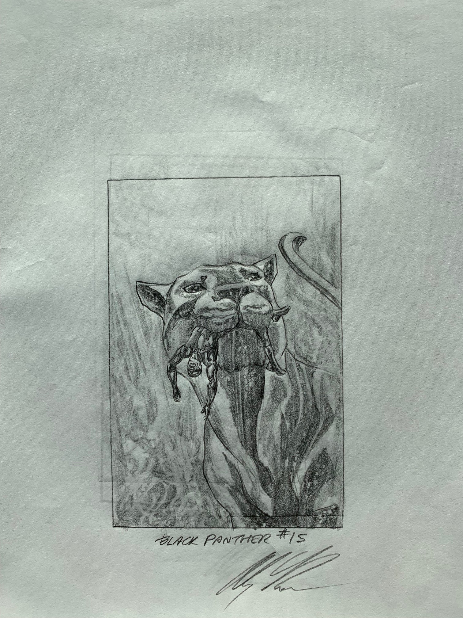 Black Panther #15 Sketch