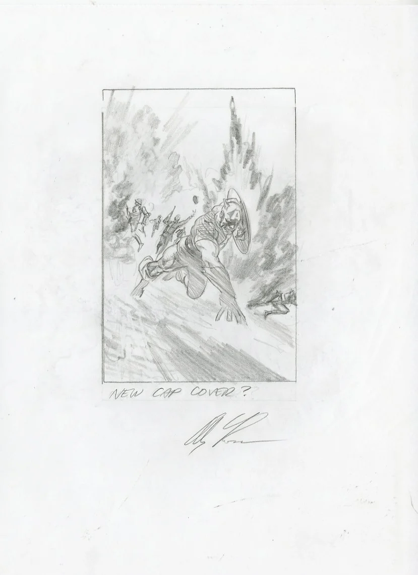 Captain America #22 Painting
