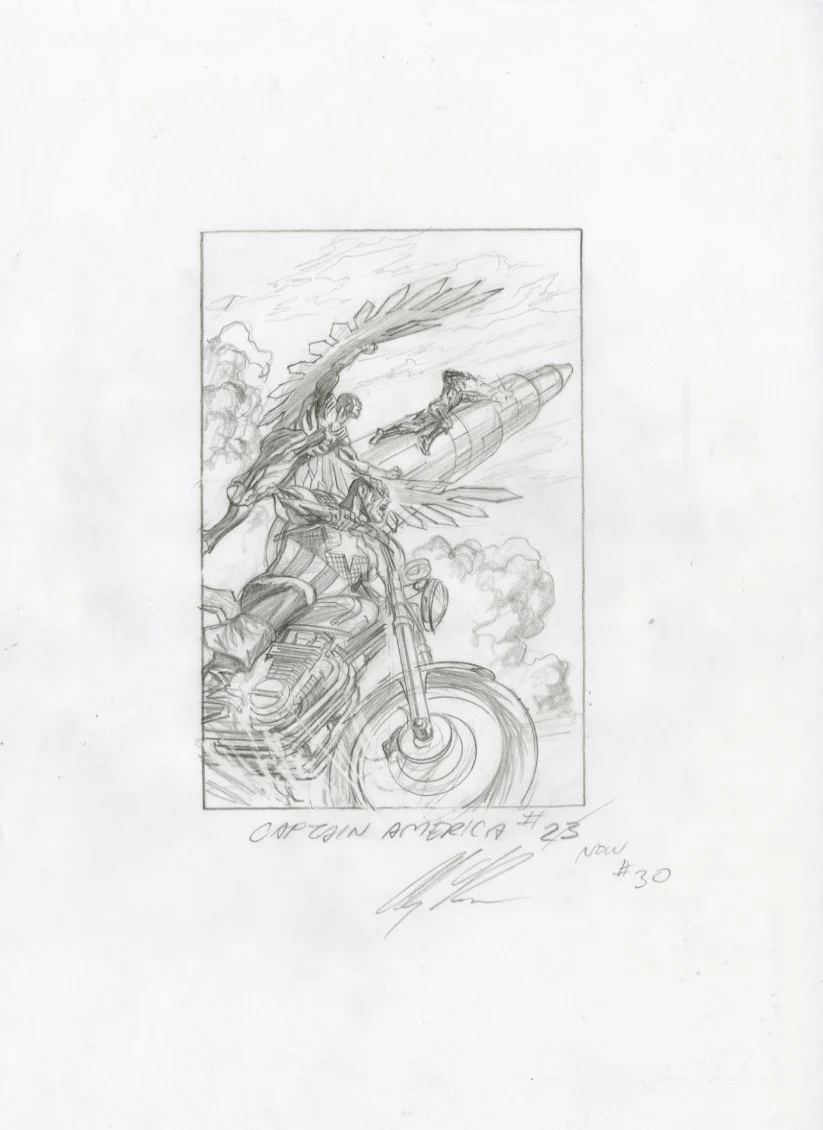 Captain America #23 now #30 Sketch