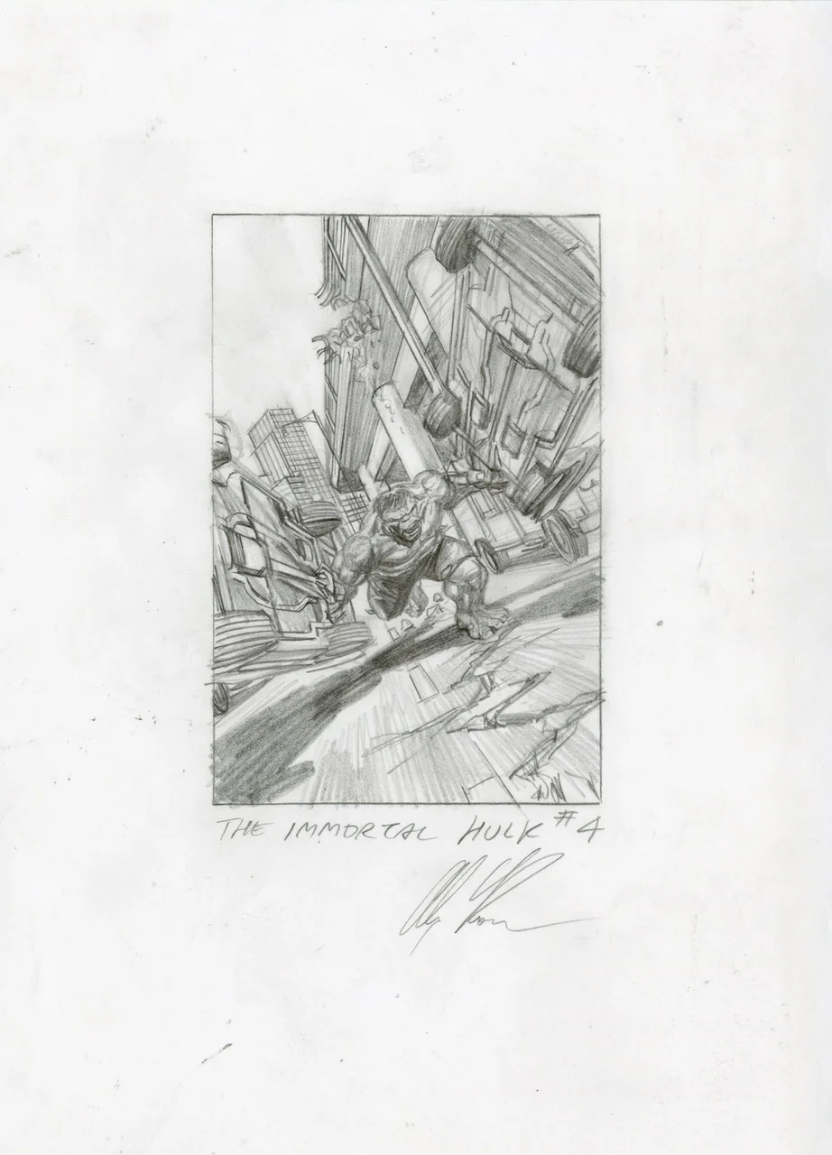 Immortal Hulk #4 Sketch