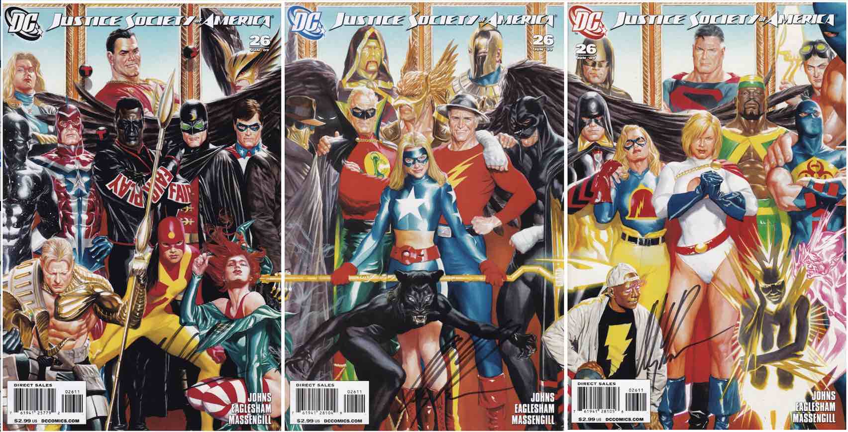 Justice Society of America #26 Set of 3