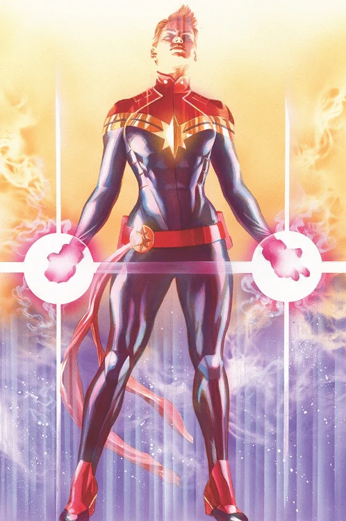 Mighty Captain Marvel Lithograph