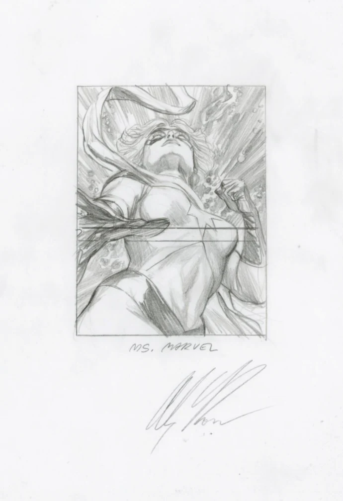 Ms. Marvel Sketch